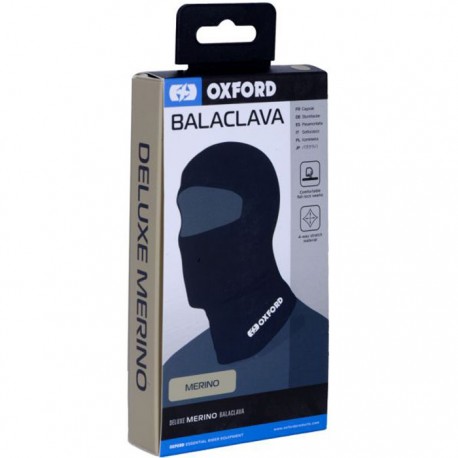 Cagoule Deluxe Merino Noir