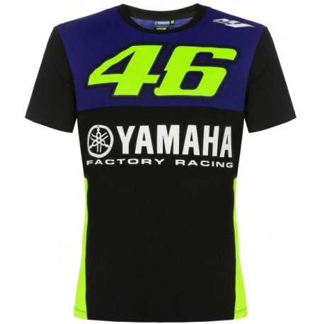 VR46 T-Shirt Racing 362009 Bleu