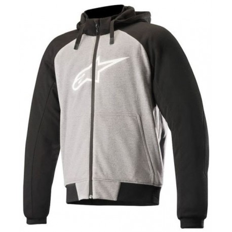 Chrome Sport Hoodie Gris Noir