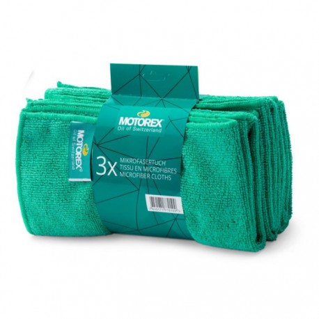 Microfibres Motorex (Set de 3 pièces)