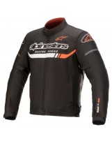 T-SP S Ignition WP Jacket Schwarz Weiss Fluo Rot