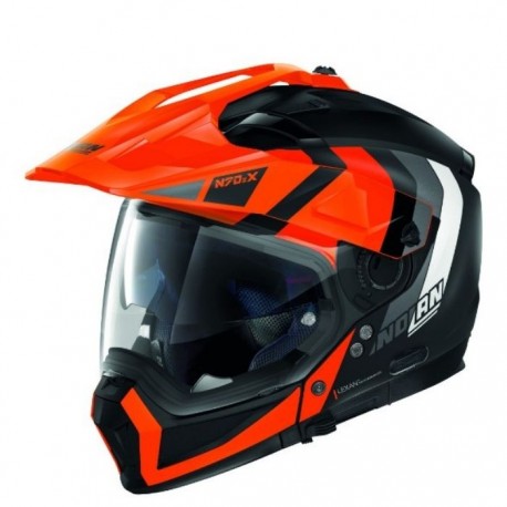 N70-2 X Decurio N-Com Schwarz Matt Orange