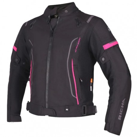 Airstream 3 Jacket Lady Schwarz Pink