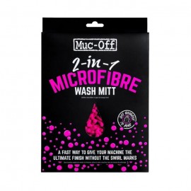 Gant microfibre 2 en 1