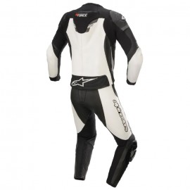 GP Force V2 Chaser Leather Suit 2PC Schwarz Weiss