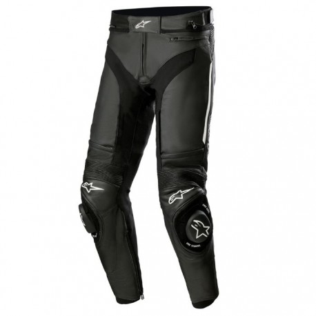 Missile V3 Lederhose Schwarz Weiss
