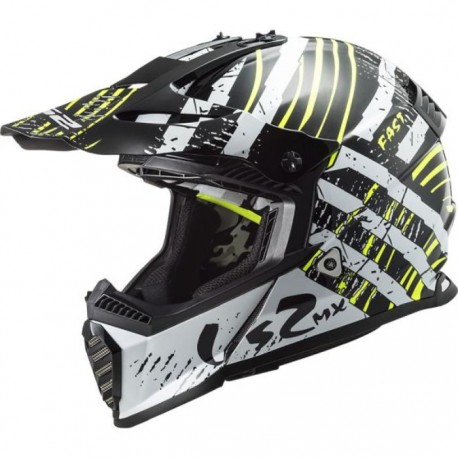 MX437 Fast Evo Verve Noir Blanc Jaune