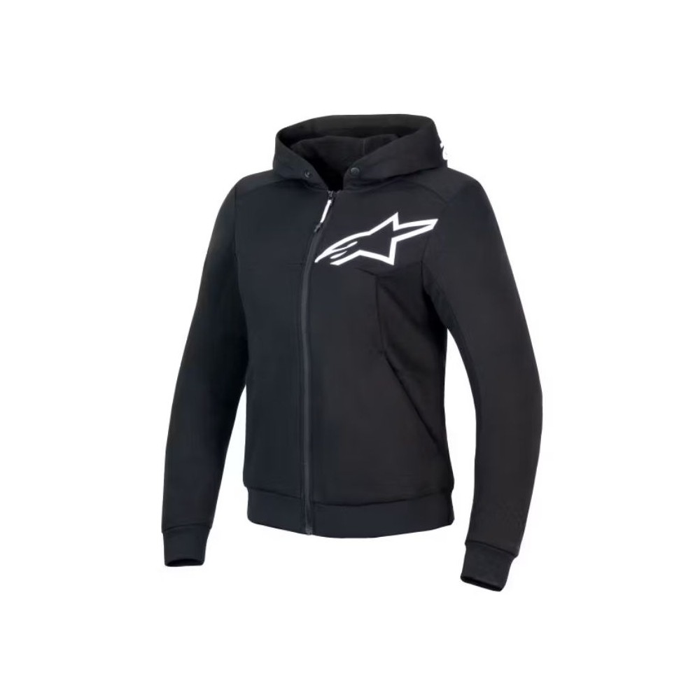 Stella Chrome V2 Sport Hoodie Noir Blanc