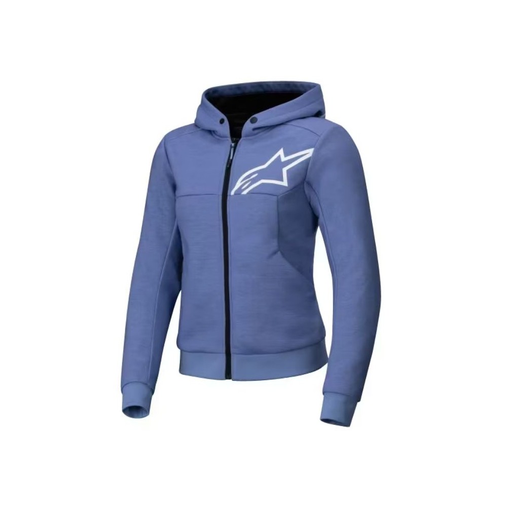 Stella Chrome V2 Sport Hoodie Bleu Violet