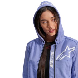 Stella Chrome V2 Sport Hoodie Bleu Violet
