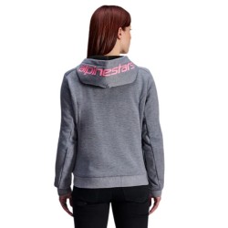 Stella Chrome V2 Sport Hoodie Grau Pink