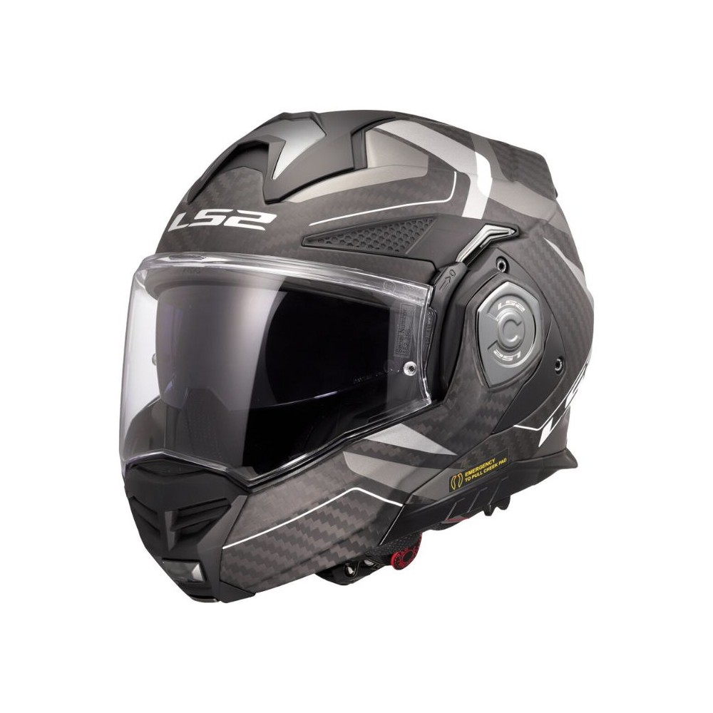 FF901 Advant X Carbon Horizon Schwarz Silber Matt