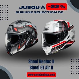 C’est le moment d’en profiter 🔥
Jusqu’à -22% sur une sélection de Shoei Neotec 2 & GT Air 2 !

En magasins et en ligne, dans la limite des stocks disponibles.
•
•
•
#motoboutique #motosuisse #motorradschweiz #shoei